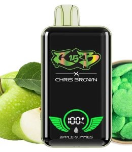پاد یکبار مصرف سیب آدامس 15000/Chris Brown apple gummies pod 15k