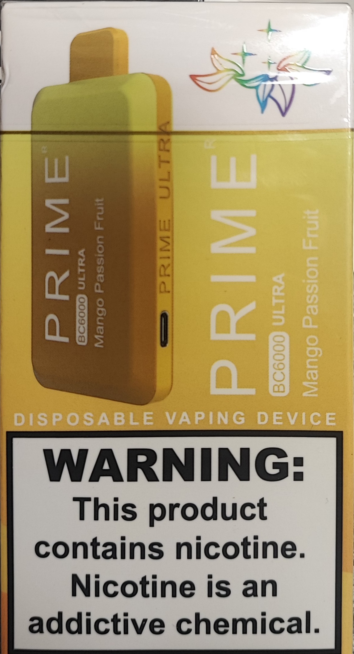 پاد یکبارمصرف انبه پشن فروت پرایم 6هزار پاف/Prime Mango Passion Fruit 6k Puffs