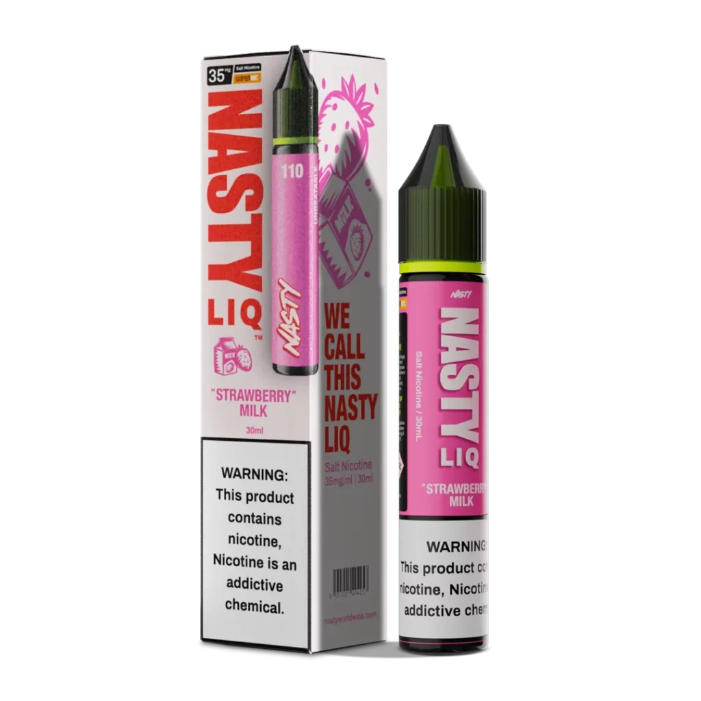 سالت شیر توت فرنگی نستی/ NASTY PODMATE Strawberry Milk
