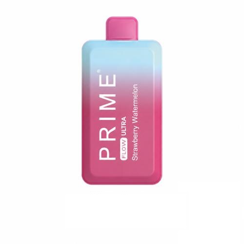 پاد یکبارمصرف توت فرنگی هندوانه پرایم 6هزار پاف/Prime Strawberry Watermelon 6k Puffs