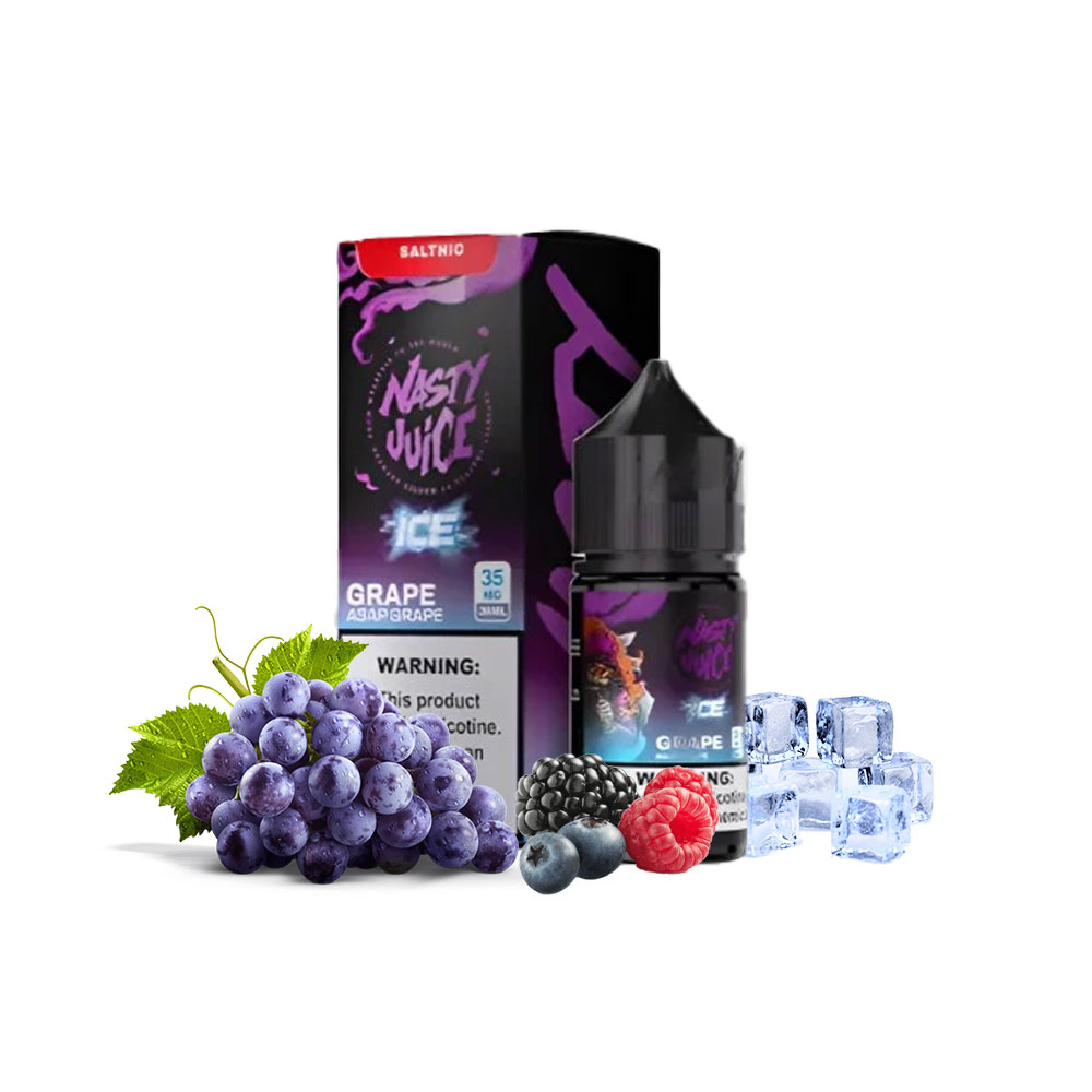 سالت انگور کاشمن یخ نستی/ NASTY CUSHMAN Grape Ice