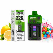 پاد یکبار مصرف مکس گو آدامس لیمو ترش 22000 پاف/ Maxgo Pro 22K lime sour gummy