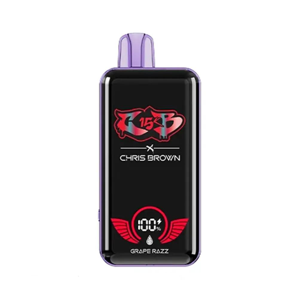 پاد یکبار مصرف انگور تمشک 15000/Chris Brown grape razz pod 15k