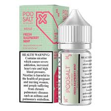 سالت رزبری نعنا پادسالت/pod salt fresh raspberry mint tobacco