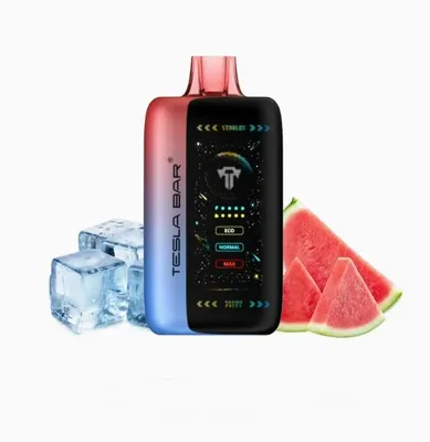 پاد یکبار مصرف آدامس بادکنکی هندوانه ای (40000 پاف)/TESLA BAR Vape 40000 Puffs Watermelon Bubble Gum