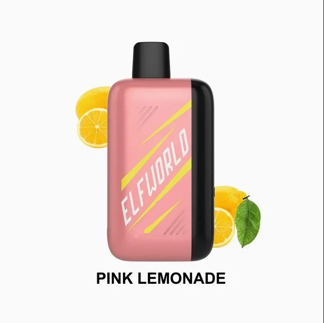 پاد یکبار مصرف ال اف ورلد لیموناد صورتی(30000 پاف)/Elfworld Vape 30000 Puffs Pink Lemonade