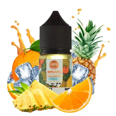 سالت نیکوتین پرتغال آناناس یخ RIPE VAPES Orange PineApple Freeze