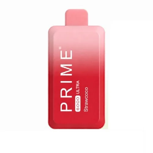 پاد یکبارمصرف توت فرنگی نارگیل پرایم 6هزار پاف/Prime Strawcoco 6k Puffs