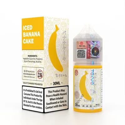 سالت کیک موز یخ برند توکیو / Tokyo Iced Banana Cake