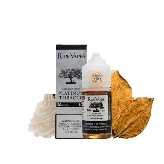 سالت رایپ ویپ سنخوان پلاتینیوم تنباکو/ RIPE VAPES San Juan Platinum Tobacco