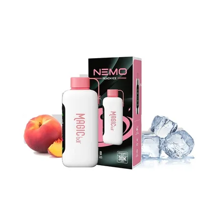 پاد یکبار مصرف مجیک بار 30هزار پاف هلو یخ/ Magic Bar 30k Puffs Peach Ice