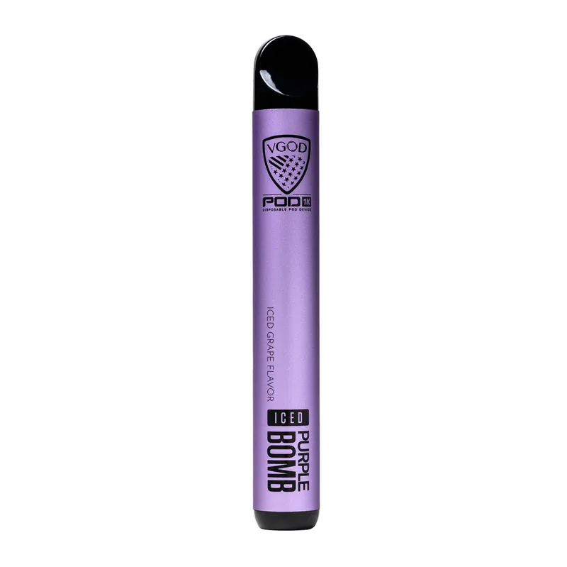 پاد یکبار مصرف انگور یخ ویگاد / POD PURPLE BOMB (1500 پاف)