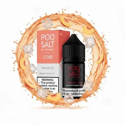 هلو یخ پادسالت /Pod Salt Peach Ice