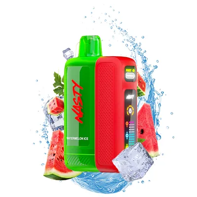 پاد یکبار مصرف نستی بولت 50هزار پاف هندوانه یخ/ Nasty Bolt 50k Puffs Watermelon Ice