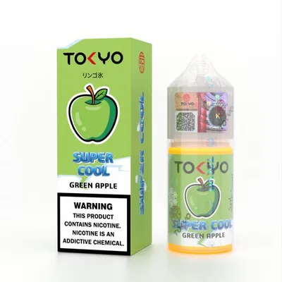 سالت سیب سبز سوپر یخ برند توکیو/Tokyo SuperCool Green Apple