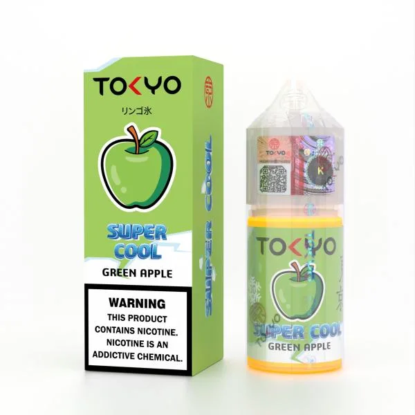 سالت سیب سبز سوپر یخ برند توکیو/Tokyo SuperCool Green Apple