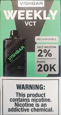 پاد یکبار مصرف ویشبار 20هزار پاف وی سی تی/ Vishbar Weekly 20k Puffs Vct