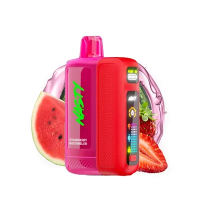 پاد یکبار مصرف نستی بولت 50هزار پاف توت‌فرنگی هندوانه/ Nasty Bolt 50k Puffs Strawberry Watermelon