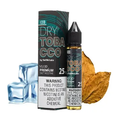 سالت نیکوتین تنباکو یخ ویگاد / VGOD DRY TOBACCO Iced