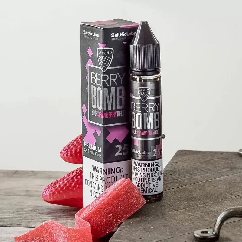 سالت بمب توت فرنگی یخ ویگاد VGOD BERRY BOMB ICE