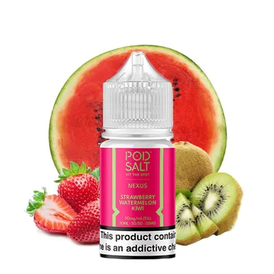 توت فرنگی هندونه کیوی برند پادسالت/Pod Salt strawberry watermlon kiwi
