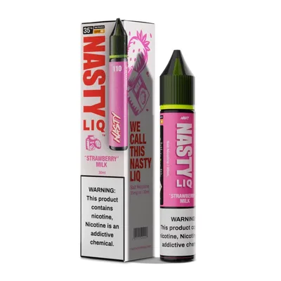 سالت شیر توت فرنگی نستی/ NASTY PODMATE Strawberry Milk