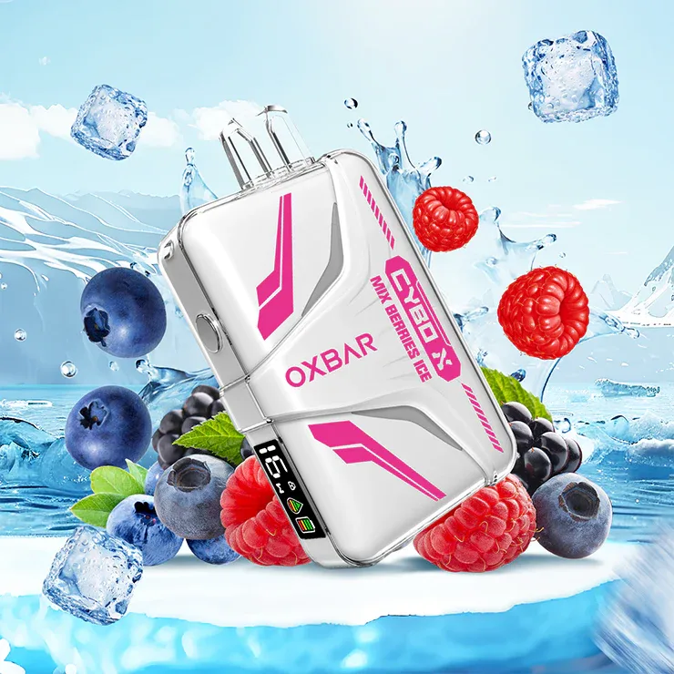 پاد یکبار میکس بری یخ(20000 پاف)/OXBAR CYBO X 20000 Puffs Mix Berries Ice