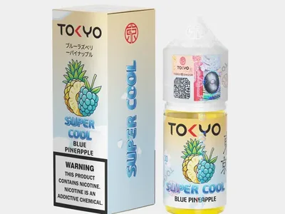 سالت آناناس بلوبری سوپر یخ برند توکیو /Tokyo SuperCool Blue Pineapple