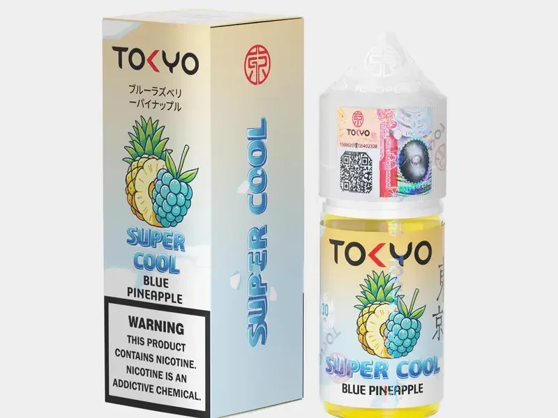 سالت آناناس بلوبری سوپر یخ برند توکیو /Tokyo SuperCool Blue Pineapple
