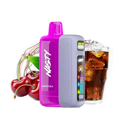 پاد یکبار مصرف نستی بولت 50هزار پاف آلبالو نوشابه/ Nasty Bolt 50k Puffs Cherry Cola