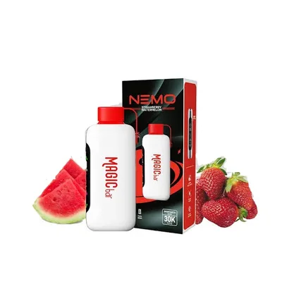 پاد یکبار مصرف مجیک بار هندوانه توت فرنگی 30هزار پاف/ Magic Bar 30k Puffs Strawberry Watermelon