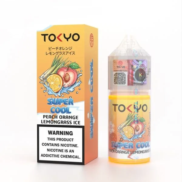 سالت هلو پرتقال لیموناد گرس سوپر یخ برند توکیو / Tokyo SuperCool Peach Orange Lemongrass