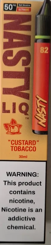 سالت نستی تنباکو کاستارد نیکوتین ۵۰ / NASTY Custard Tobacco 50 LIQ