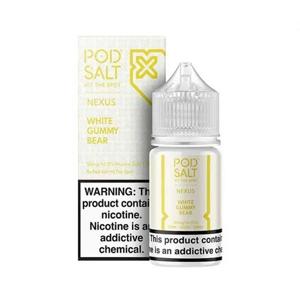 پاستیل آدامس پادسالت /Pod Salt White Gummy Bear