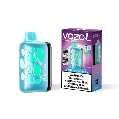 پاد یکبار مصرف 40000 پاف برند ووزول/با طعم  آلبالو توت فرنگی/ VOZOL RAVE Cherry Strawberry 40000 PUFFS