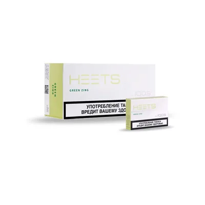سیگار هیتس روسی گرین زینگ Heets green zing