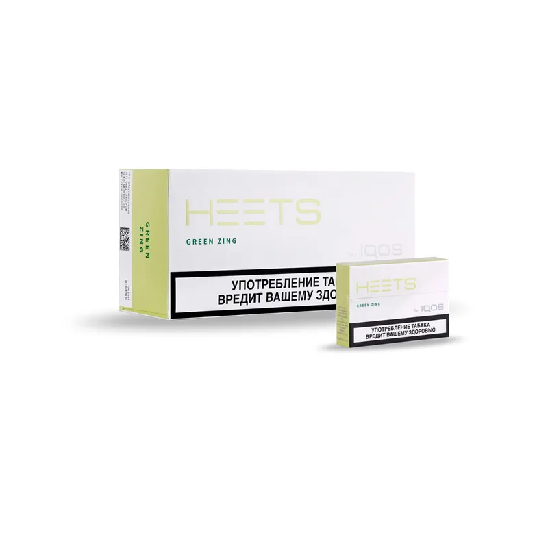 سیگار هیتس روسی گرین زینگ Heets green zing