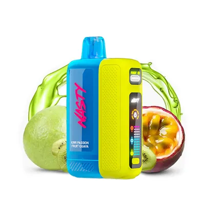 پاد یکبار مصرف نستی بولت 50هزار پاف کیوی پشن فروت گوآوا/ Nasty Bolt 50k Puffs Kiwi Passion Fruit Guava
