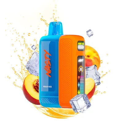 پاد یکبار مصرف نستی بولت 50هزار پاف هلو یخ/ Nasty Bolt 50k Puffs Peach Ice